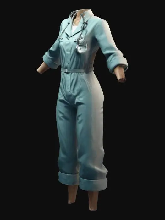 3D model for BSMC_Outfit_Overall_Overall