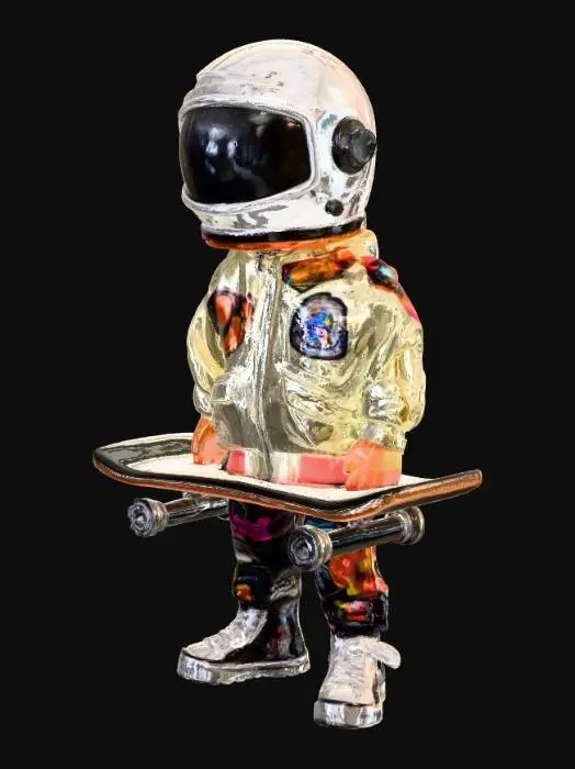 3D model for Space Skater Kid