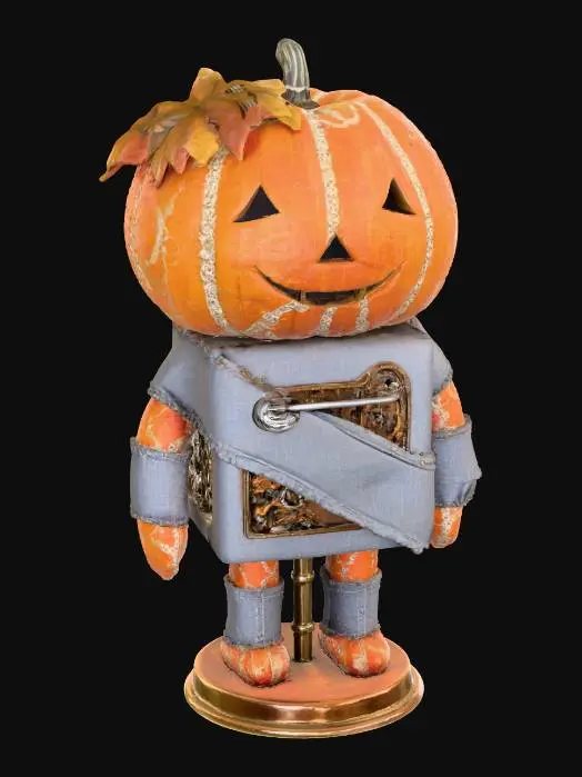 3D model for Pumpkin Patchwork Bot, #Halloween2025#
