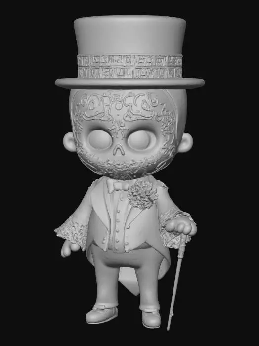 3D model for Dapper Calavera, #Halloween2025#