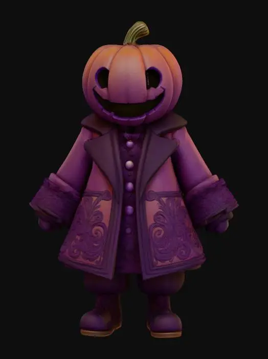 3D model for Pumpkin Prince, #Halloween2025#