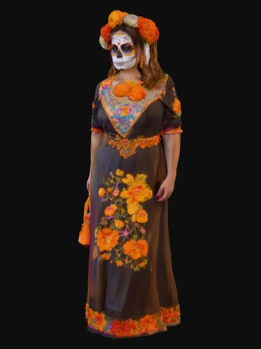 3D model for Day of the Dead Elegance, #Halloween2025#