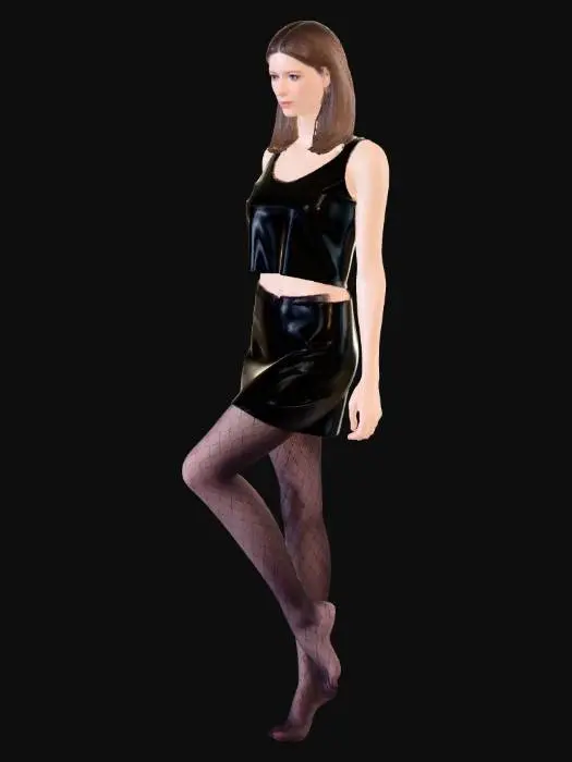 3D model for Midnight Leather Ensemble