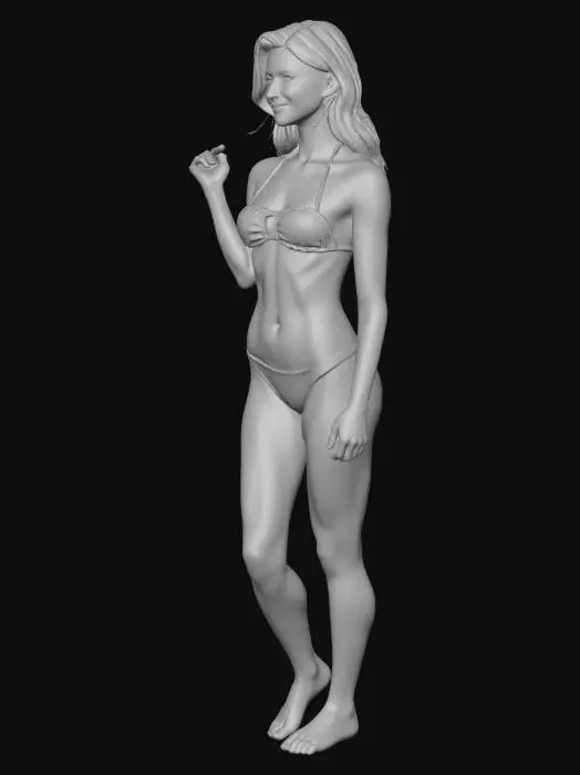 3D model for Emerald Green Bikini