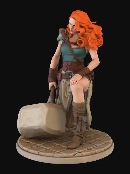 3D model for Stonebreaker Maiden