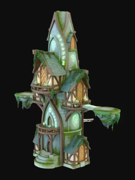 3D model for Enchanted Tower