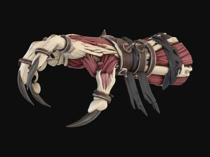 3D model for Dreadclaw Gauntlet, #Halloween2025#