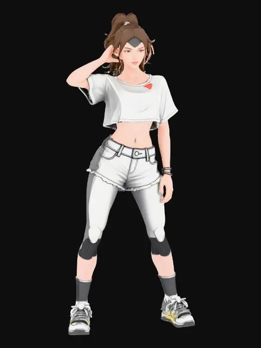 3D model for Confident Stance