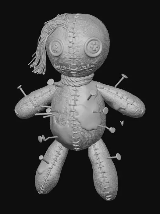 3D model for Voodoo Doll, #Halloween2025#