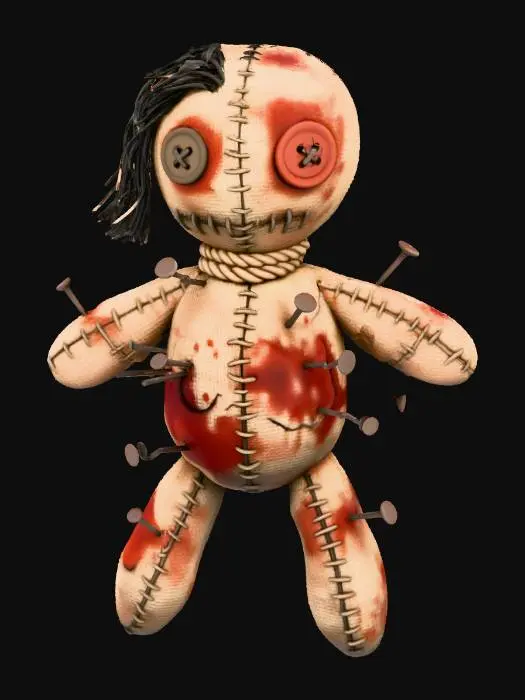 3D model for Voodoo Doll, #Halloween2025#