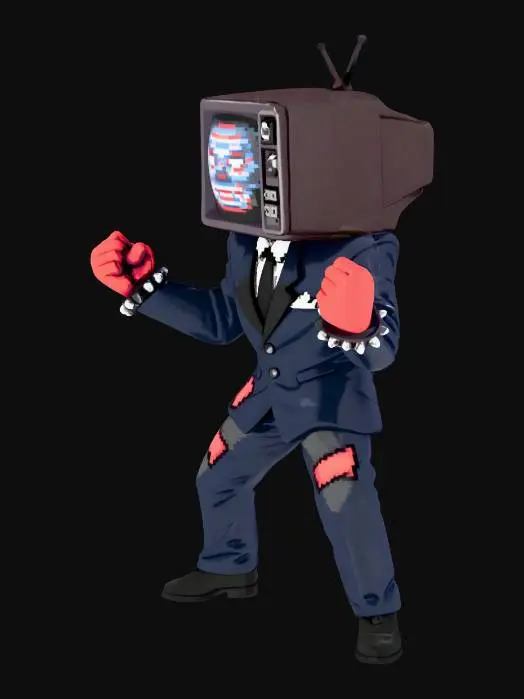 3D model for Magnavox IX Streets of Rage Character