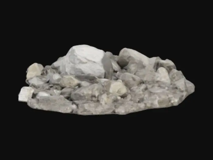 3D model for Light rocky rubble.