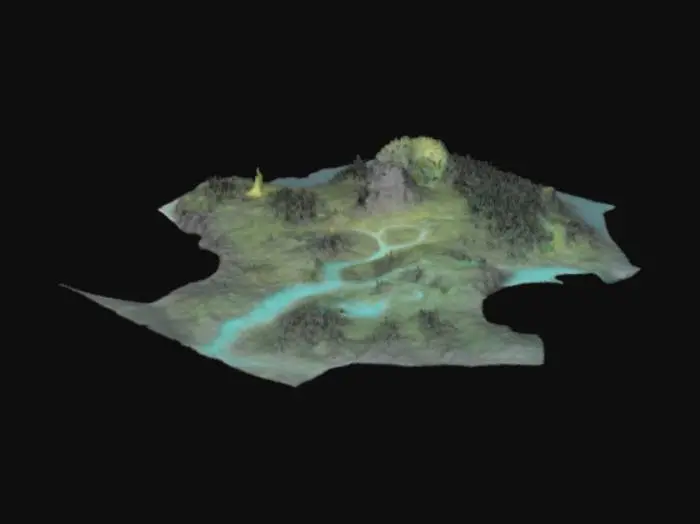 3D model for Fantasy Island Map