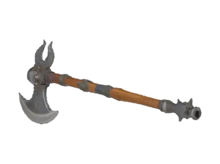 A halberd, a two-handed polearm that was prominent from the 13th to 16th centuries.… - Spike 3D model, vytvořený pomocí AI