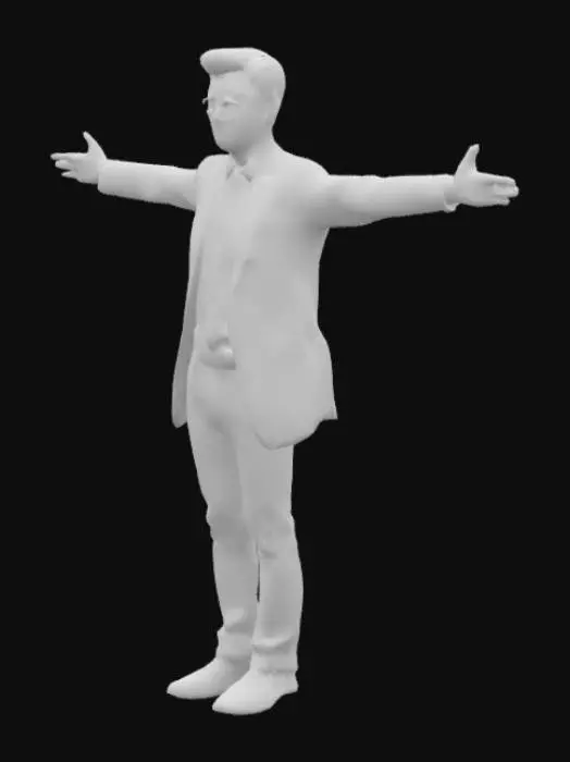 3D model for Welcoming Gesture