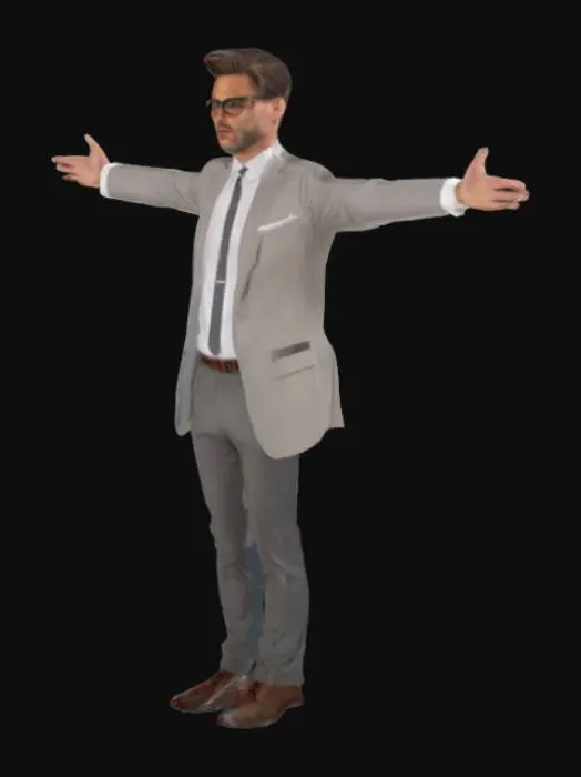 3D model for Welcoming Gesture