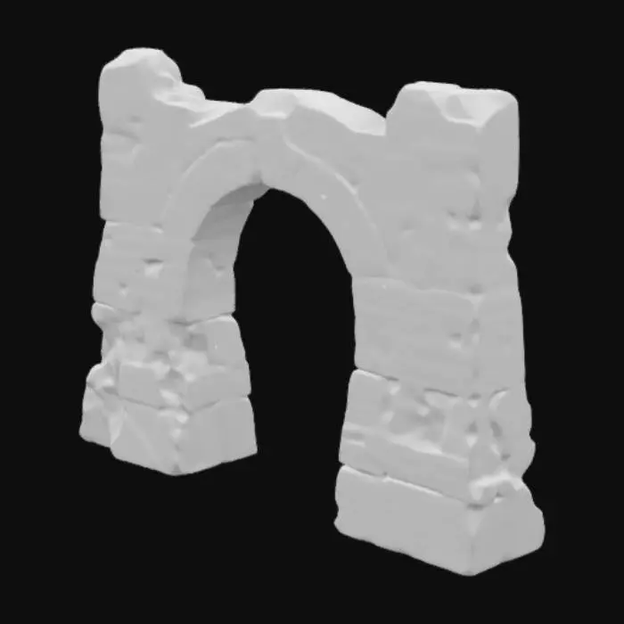 3D model for Ancient Archway