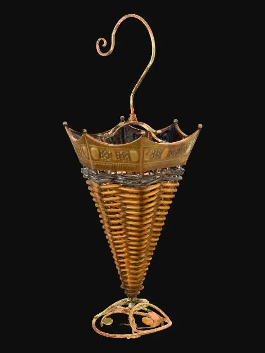3D model for Wicker Umbrella Stand