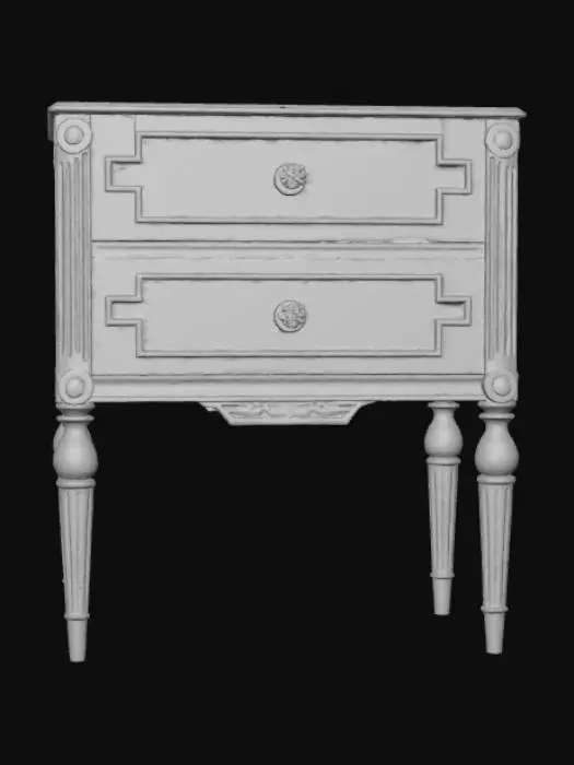 3D model for Victorian Elegance Dresser
