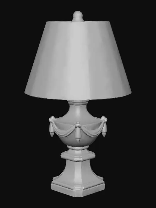 3D model for Ornate Gold Table Lamp