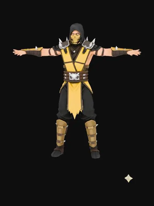3D model for Warrior's Stance