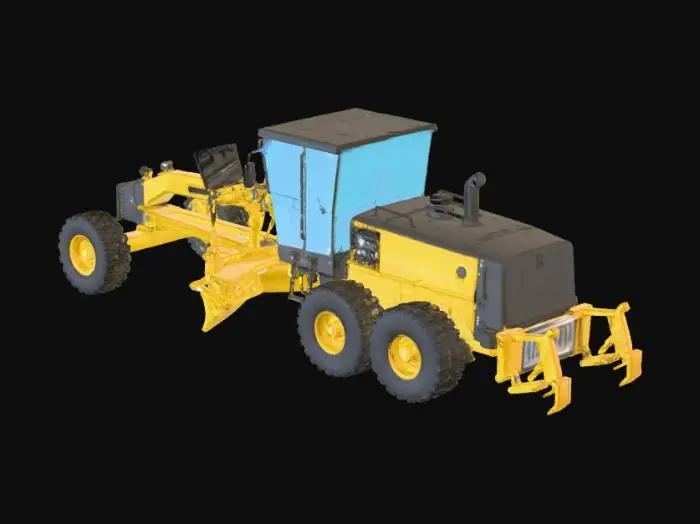 3D model for Komatsu Grader Diagram