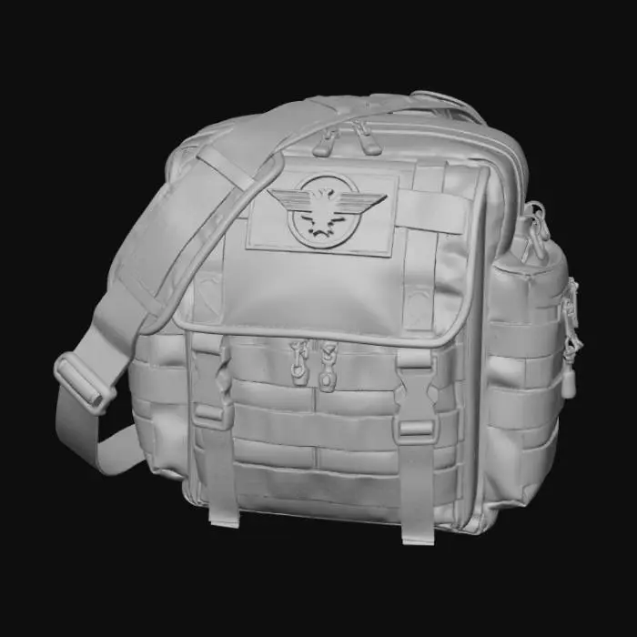 3D model for military backpack