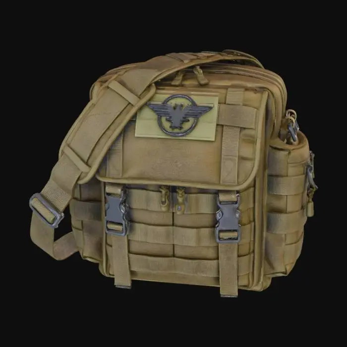 3D model for military backpack