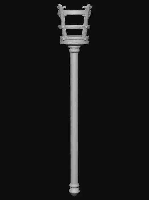 3D model for Medieval Torch