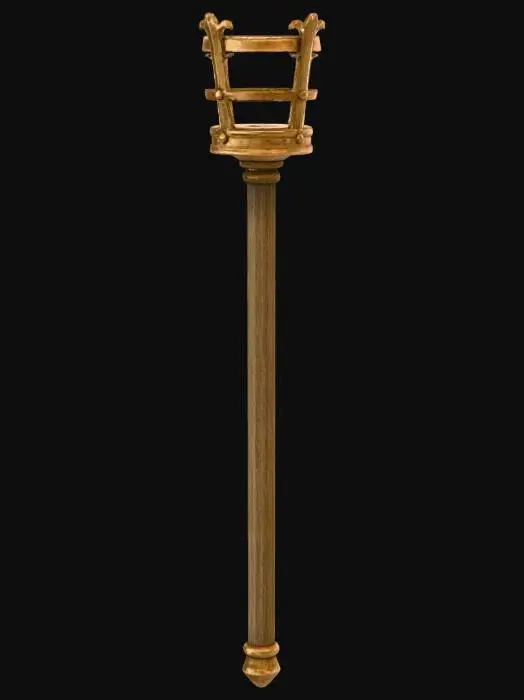 3D model for Medieval Torch