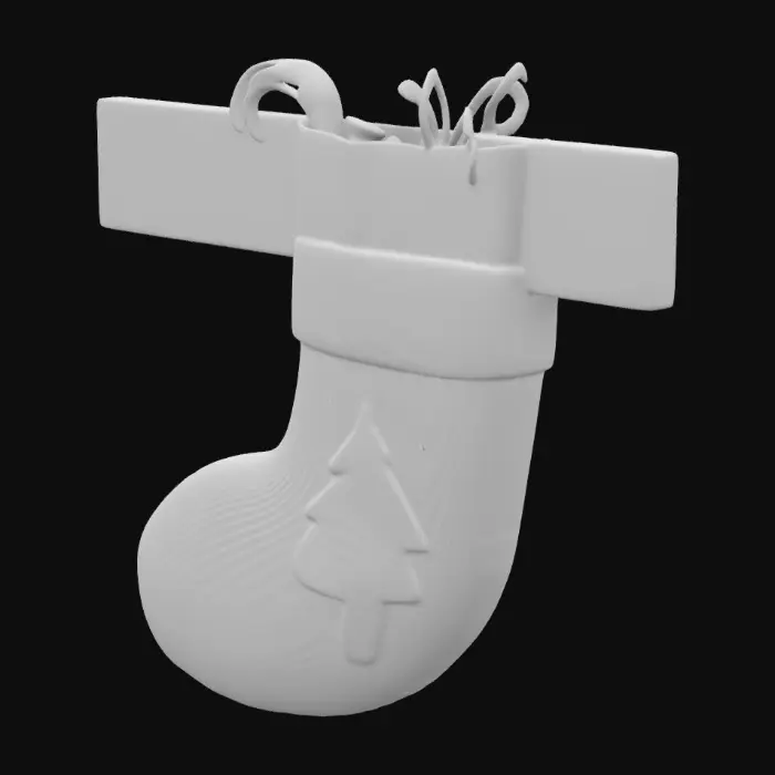 3D model for Christmas Sock