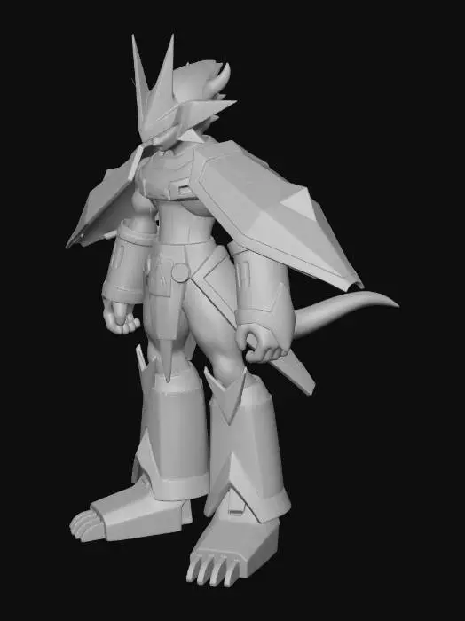 3D model for Cyber Warrior Armor