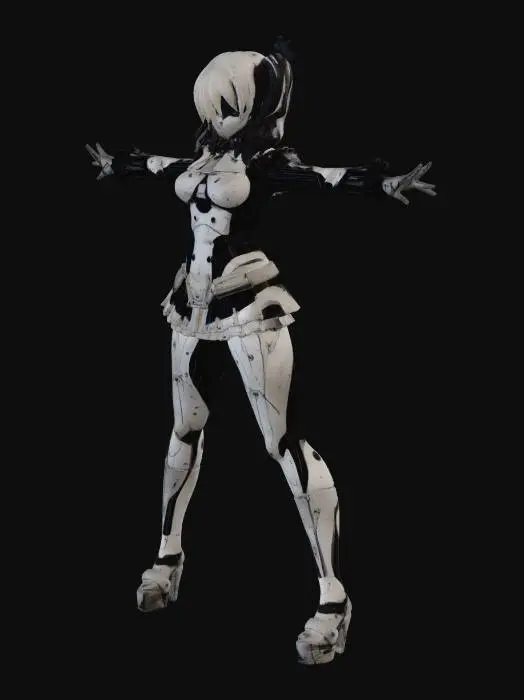 3D model for ｚ