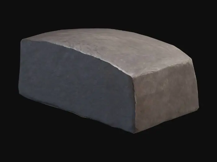 3D model for Half-curve / wedge