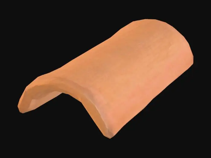 3D model for _Curve roof tile