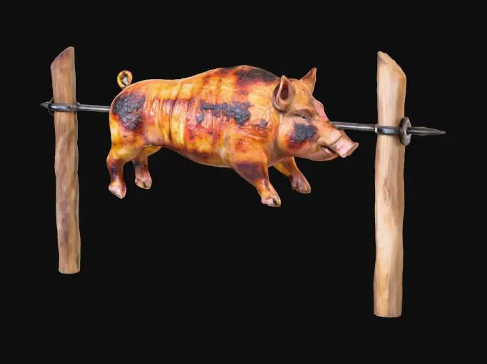 3D model for Roast Feast, #food#