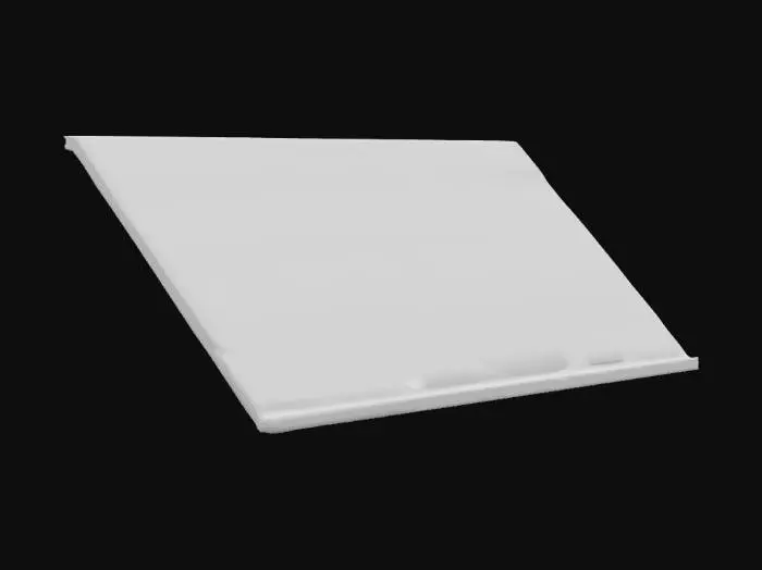 3D model for Big straight roof