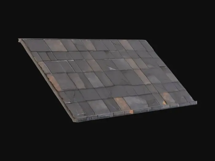 3D model for Big straight roof
