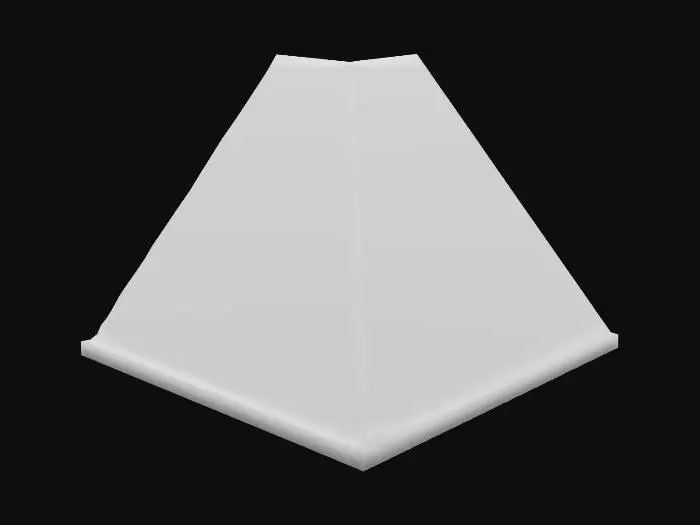 3D model for Roof 90 degrees pitch