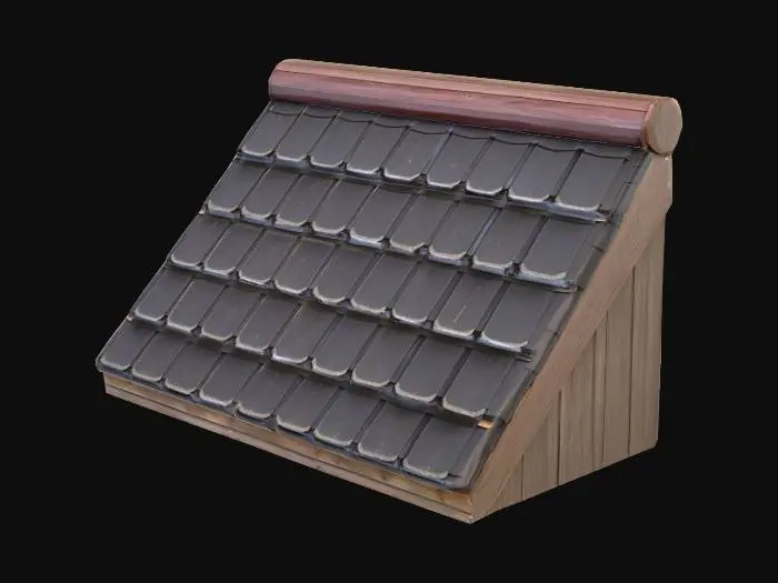 3D model for timber roof