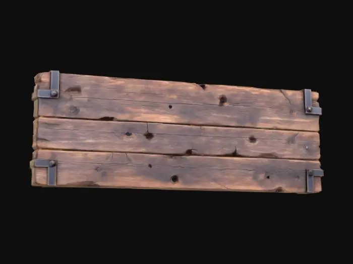 3D model for Weathered_Plank_Barri_1106040225_generate