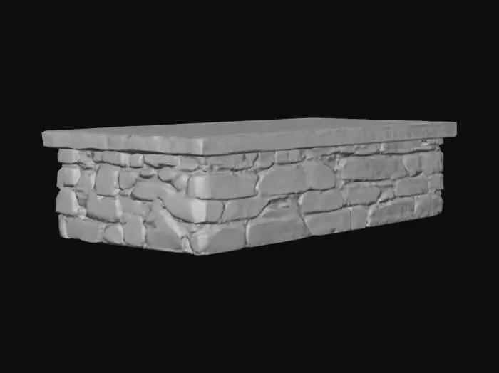 3D model for Stone_Pedestal_1109150854_generate