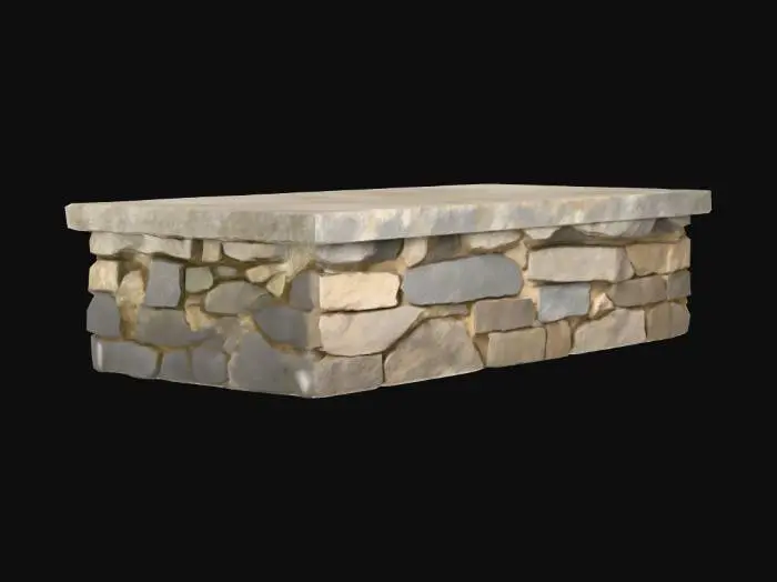3D model for Stone_Pedestal_1109150854_generate