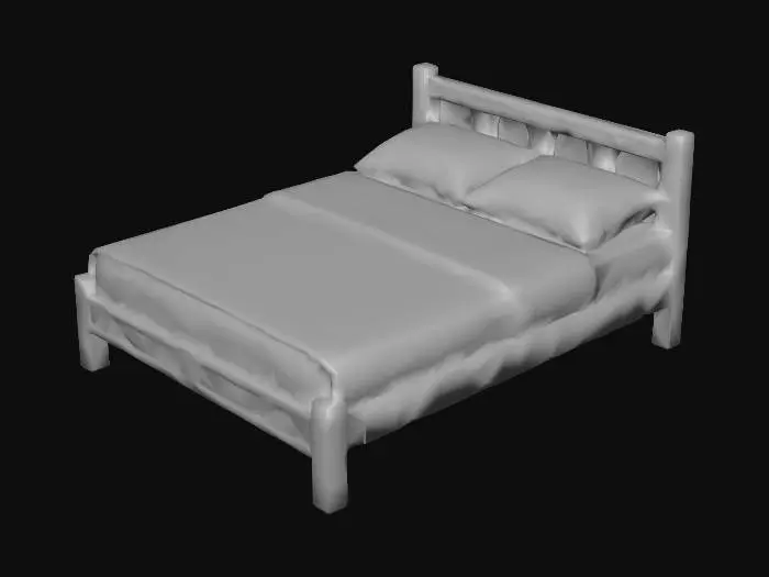 3D model for Type_1_bed