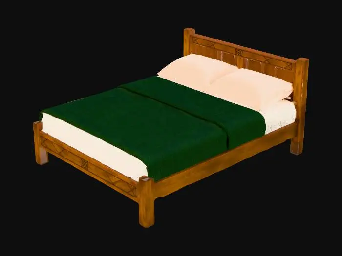 3D model for Type_1_bed