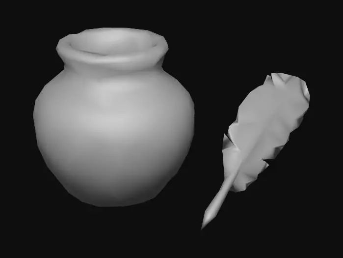 3D model for Ink and Quill