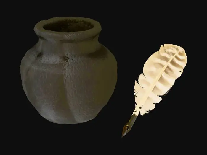 3D model for Ink and Quill