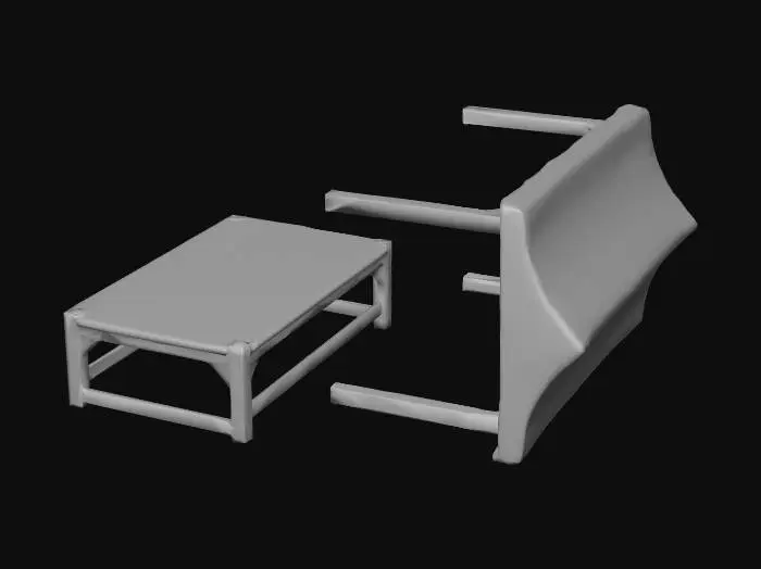 3D model for Rustic_Market_Stall_Top_0627111024_texture