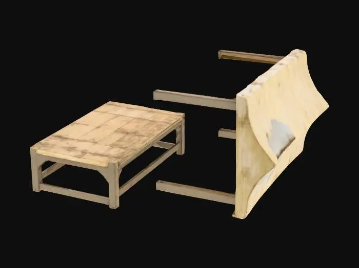 3D model for Rustic_Market_Stall_Top_0627111024_texture