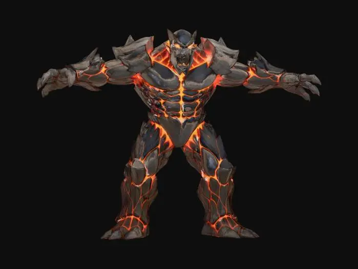 3D model for Inferno_Golem_1210211648_generate